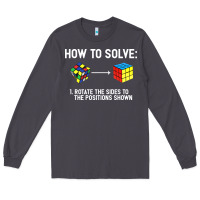 Smoke youth rubiks cube rotate the sides to the position shown cube Long Sleeve Tee - DesigneFamous
