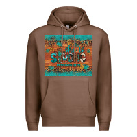 Chestnut she is strong gemstone sunflower leopard Premium Hoodie - Artiststas