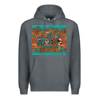 Rock she is strong gemstone sunflower leopard Premium Hoodie - Artiststas