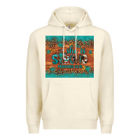Sandshell she is strong gemstone sunflower leopard Premium Hoodie - Artiststas
