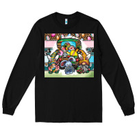 Black easter Long Sleeve Tee - CowhideDigitalArt