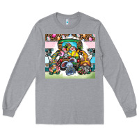 Heather Grey easter Long Sleeve Tee - CowhideDigitalArt