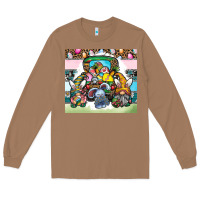Toasted Coconut easter Long Sleeve Tee - CowhideDigitalArt