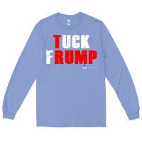 Colony Blue tuck frump Long Sleeve Tee - DesigneFamous