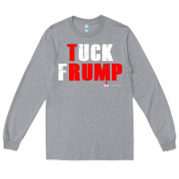 Heather Grey tuck frump Long Sleeve Tee - DesigneFamous