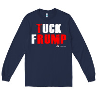 Navy tuck frump Long Sleeve Tee - DesigneFamous