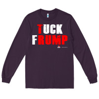 Plum tuck frump Long Sleeve Tee - DesigneFamous