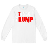 White tuck frump Long Sleeve Tee - DesigneFamous