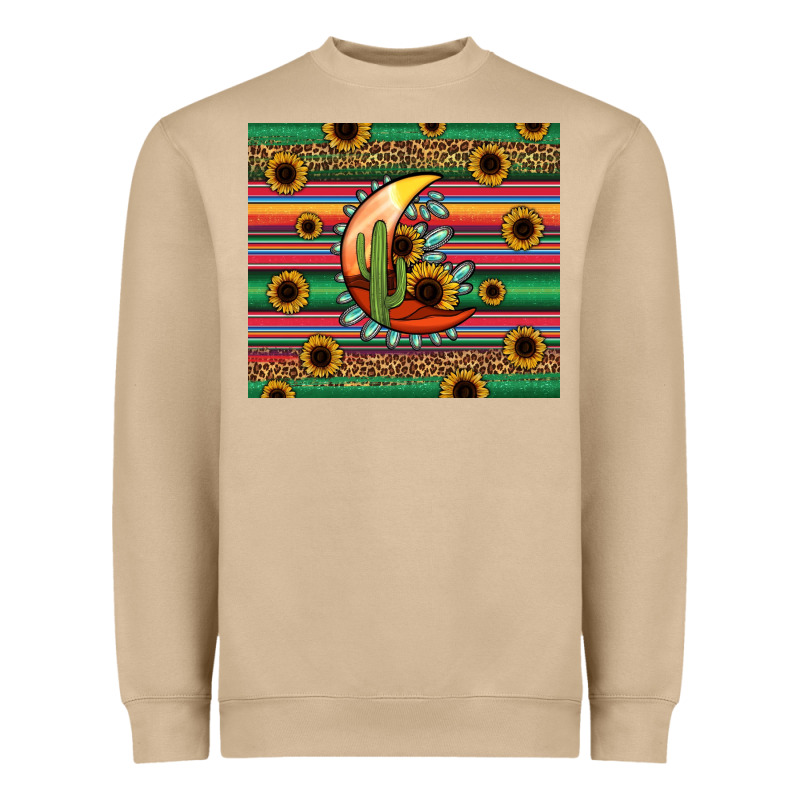 Western Desert Moon Heavyweight Sweatshirt by Jasminsmagicworld | Teevron
