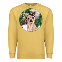 Antique Gold Chihuahua And Farm Premium Sweatshirt - RanaPortraitStore