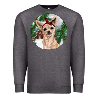 Charcoal Heather Chihuahua And Farm Premium Sweatshirt - RanaPortraitStore