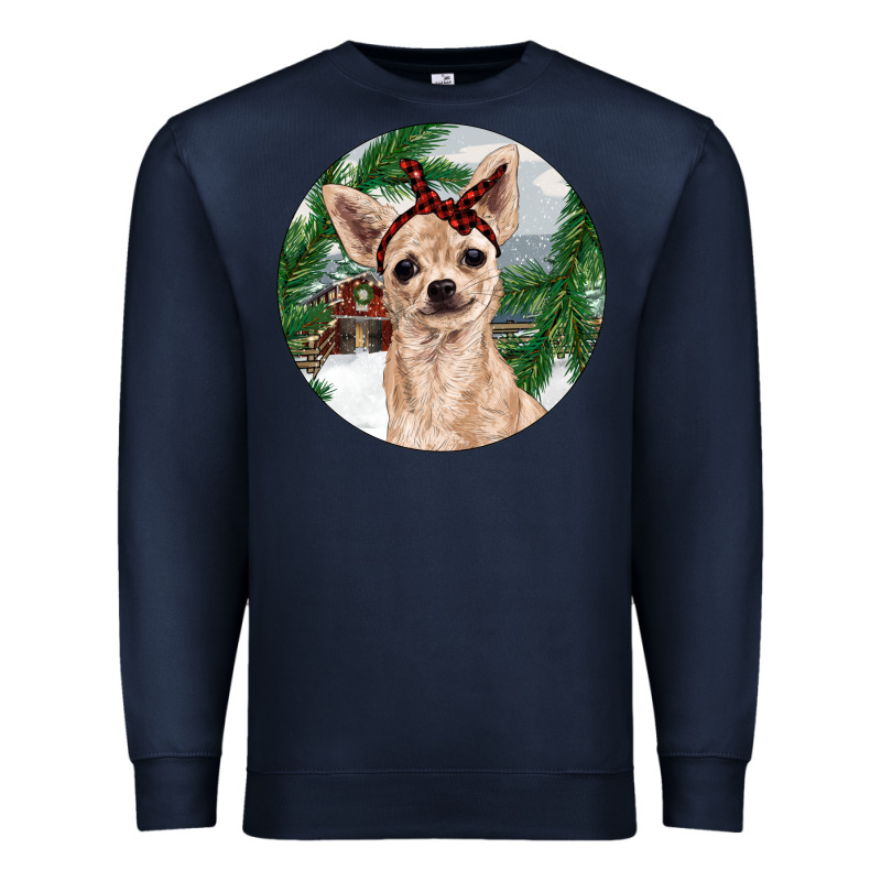 Chihuahua And Farm Premium Sweatshirt by RanaPortraitStore | Teevron