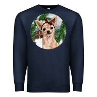 Navy Chihuahua And Farm Premium Sweatshirt - RanaPortraitStore