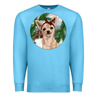 Ocean Blue Chihuahua And Farm Premium Sweatshirt - RanaPortraitStore