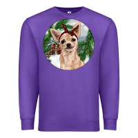 Purple Chihuahua And Farm Premium Sweatshirt - RanaPortraitStore