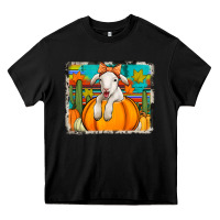 Black autumn sheep in a pumpkin Heavy Core Tee - Jasminsmagicworld