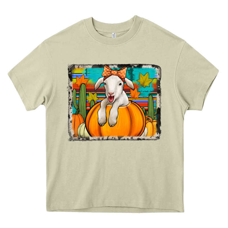 Autumn Sheep In A Pumpkin Heavy Core Tee by Jasminsmagicworld | Teevron