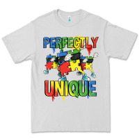 Dove Grey Perfectly unique Autism Awareness Day Premium Tee - FaDigitalArtStudio