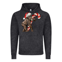 Vintage Black Christmas Candy Cane Baby Gorilla Vintage Hoodie - LillyAllenDesigns