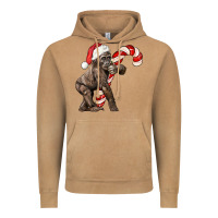 Vintage Camel Christmas Candy Cane Baby Gorilla Vintage Hoodie - LillyAllenDesigns