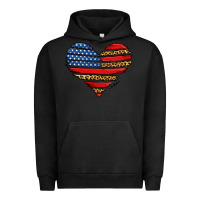 Pigment Black american leopard brushstroke heart Urban Hoodie - Jasminsmagicworld