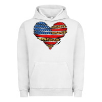 Pigment Lunar Rock american leopard brushstroke heart Urban Hoodie - Jasminsmagicworld