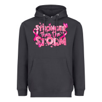 Smoke stronger than the storm breast cancer Heavyweight Hoodie - RanaPortraitStore