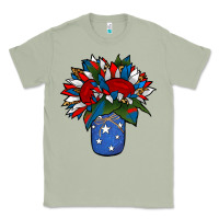 Matcha Patriotic Sunflower in a Jar Classic Tee - Jasminsmagicworld