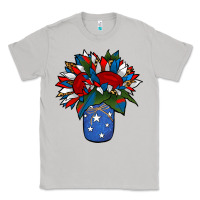 Moon Dust Patriotic Sunflower in a Jar Classic Tee - Jasminsmagicworld