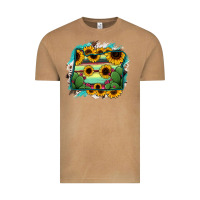 Vintage Camel Oregon Map Sunflower Cactus Serape Vintage Tee - RanaPortraitStore