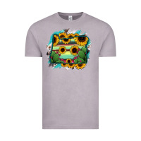Vintage Zinc Oregon Map Sunflower Cactus Serape Vintage Tee - RanaPortraitStore