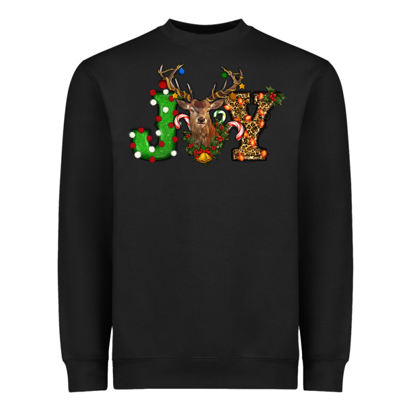 Christmas Joy Reindeer Heavyweight Sweatshirt by RanaPortraitStore | Teevron
