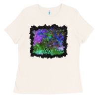 Bone halloween skull and leopard background Ladies Tee - BundleAndBundleShop
