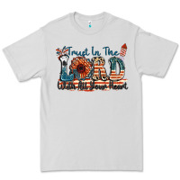 Dove Grey Trust in the lord with all your heart Premium Tee - FaDigitalArtStudio