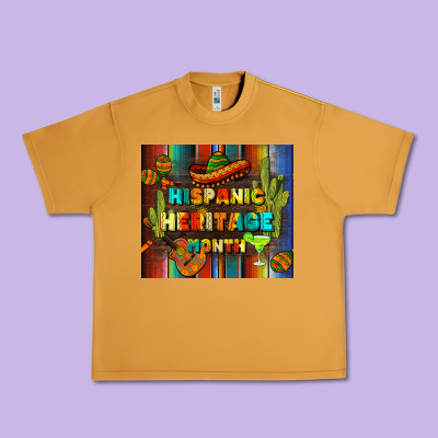 Hispanic Heritage Month Tumbler Urban Heavy Tee Designed By Bundleandbundleshop