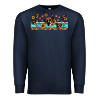 Navy western boxer dogs Premium Sweatshirt - Jasminsmagicworld