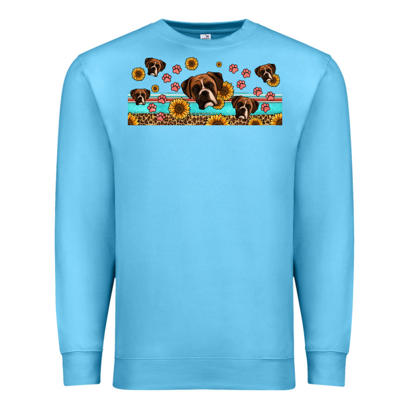 Western Boxer Dogs Premium Sweatshirt by Jasminsmagicworld | Teevron