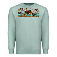 Seafoam western boxer dogs Premium Sweatshirt - Jasminsmagicworld