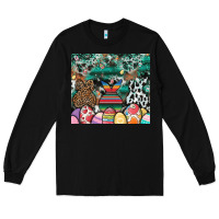 Black easter Long Sleeve Tee - CowhideDigitalArt