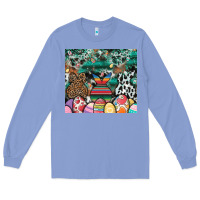 Colony Blue easter Long Sleeve Tee - CowhideDigitalArt