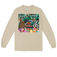 Mushroom easter Long Sleeve Tee - CowhideDigitalArt