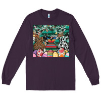 Plum easter Long Sleeve Tee - CowhideDigitalArt