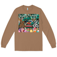 Toasted Coconut easter Long Sleeve Tee - CowhideDigitalArt