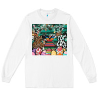 White easter Long Sleeve Tee - CowhideDigitalArt