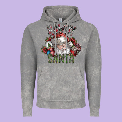 Howdy Santa Vintage Hoodie Designed By Sublimationcraftshop