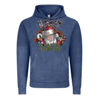 Vintage Denim howdy santa Vintage Hoodie - SublimationCraftShop