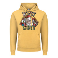 Vintage Mustard howdy santa Vintage Hoodie - SublimationCraftShop