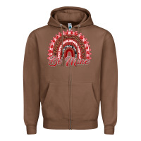 Chestnut be mine valentines day rainbow Zipper Hoodie - RanaPortraitStore