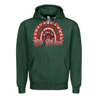 Sports Green be mine valentines day rainbow Zipper Hoodie - RanaPortraitStore
