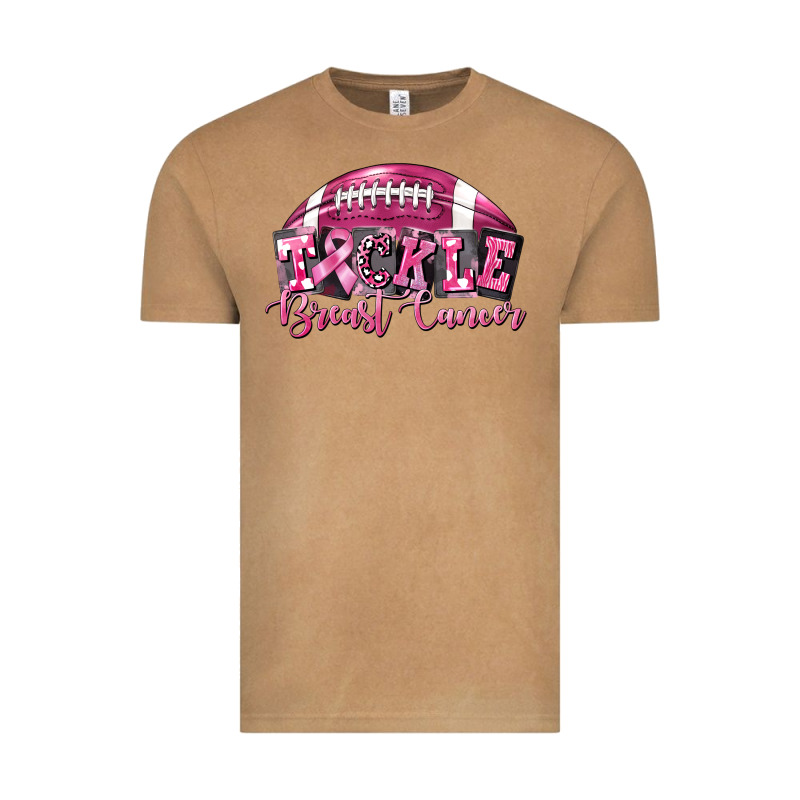 Tickle Breast Cancer Football Vintage Tee by FaDigitalArtStudio | Teevron